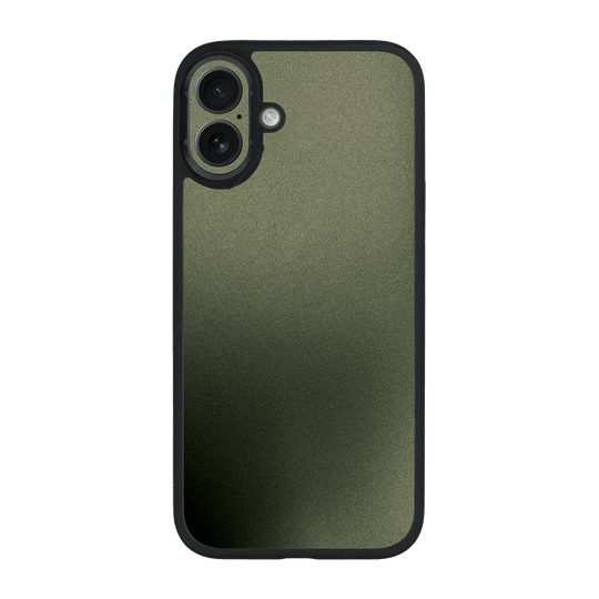 iPhone 16 Plus Qcaze Military Green Metallic Case by QSKINZ | qskinz.com