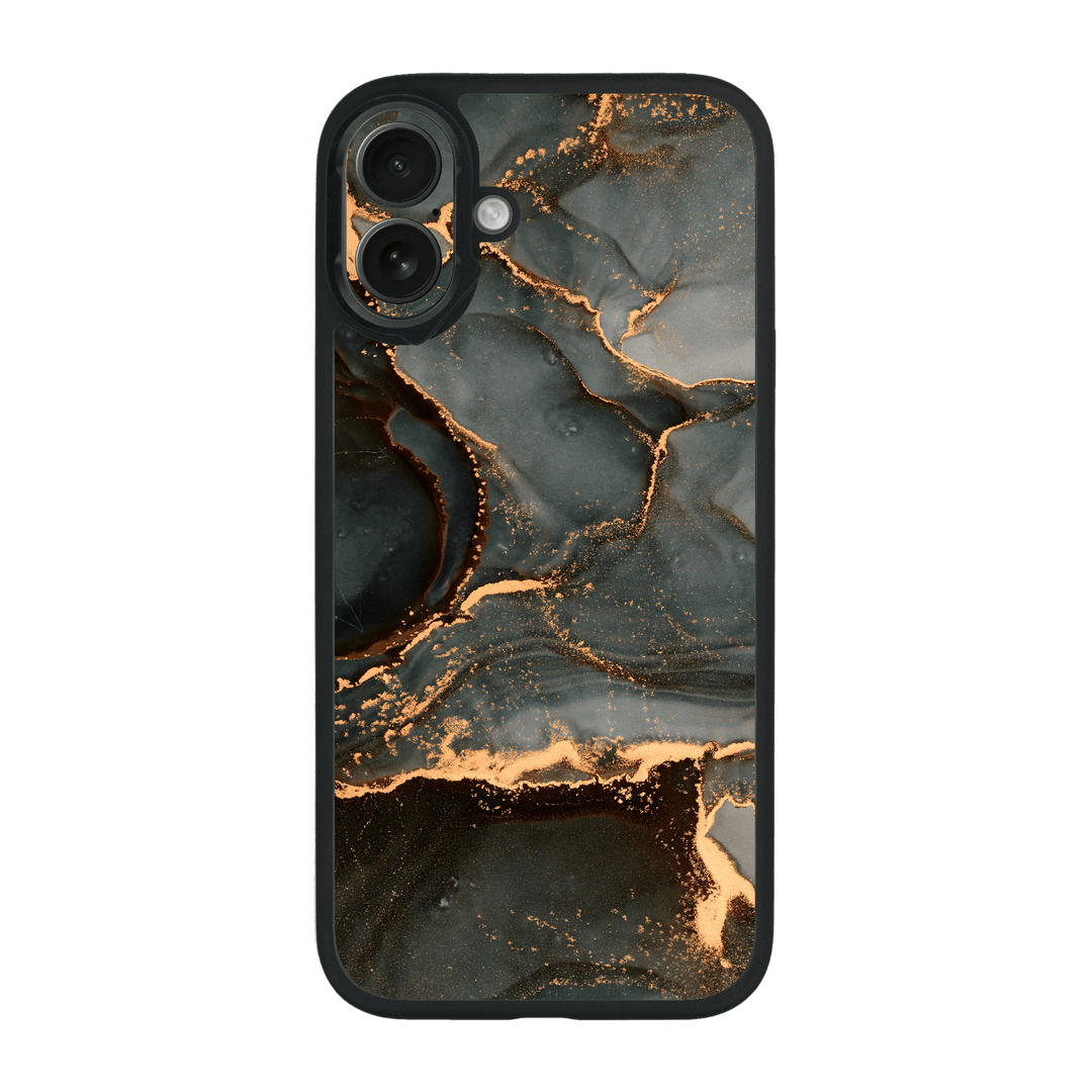iPhone 16 Plus Qcaze Print Printed Custom SIGNATURE AGATE GEODE Deep Forest Case by QSKINZ | qskinz.com