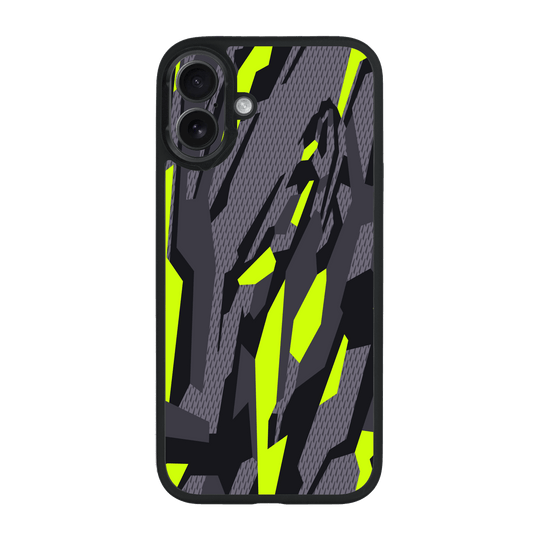 iPhone 16 Plus Qcaze Print Printed Custom SIGNATURE Abstract Green Camouflage Case by QSKINZ | qskinz.com