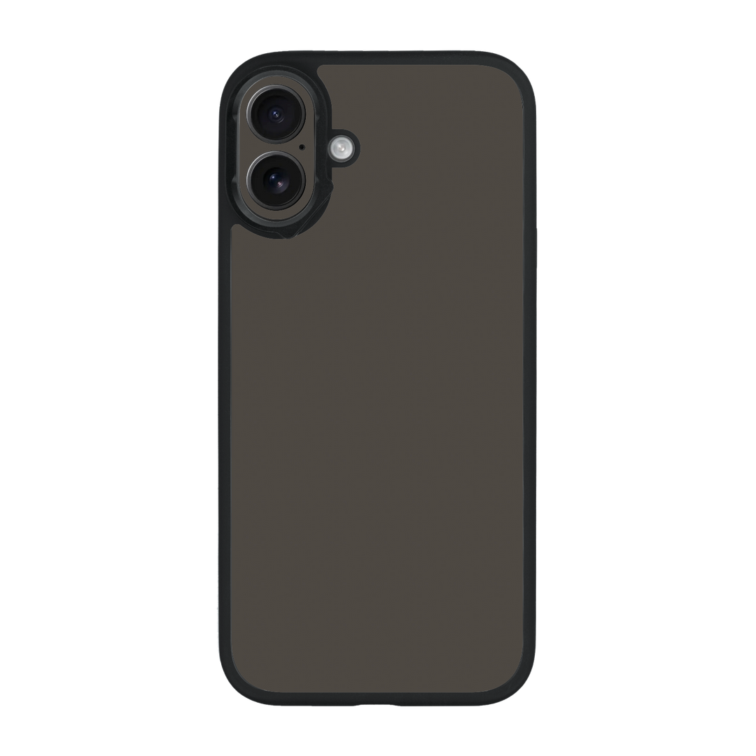 iPhone 16 Plus Qcaze Soft-Touch Matte StealthMatte Mystiq Dark Grey Case by QSKINZ | qskinz.com