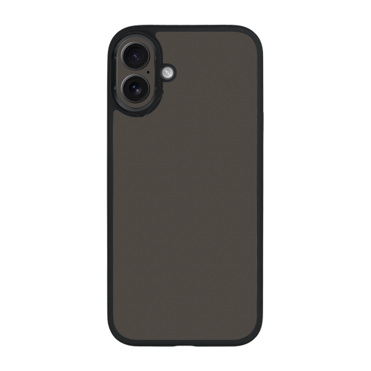 iPhone 16 Plus Qcaze Soft-Touch Matte StealthMatte Mystiq Dark Grey Case by QSKINZ | qskinz.com