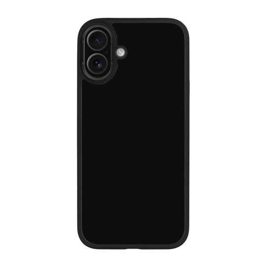 iPhone 16 Plus Qcaze Soft-Touch Matte StealthMatte Phantom Black Case by QSKINZ | qskinz.com