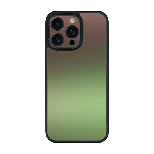 iPhone 16 Pro MAX Qcaze Chameleon Avocado Colour-changing Metallic Case by QSKINZ | qskinz.com