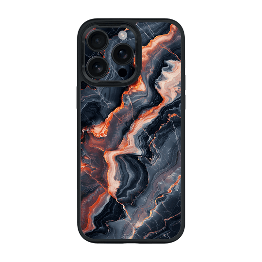iPhone 16 Pro MAX Qcaze Print Printed Custom SIGNATURE Terra Noir Stone Marble Case by QSKINZ | QSKINZ.COM