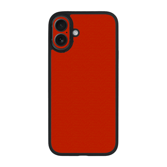 iPhone 16 Qcaze Luxuria Red Cherry Juice Matt 3D Textured Case by QSKINZ | qskinz.com