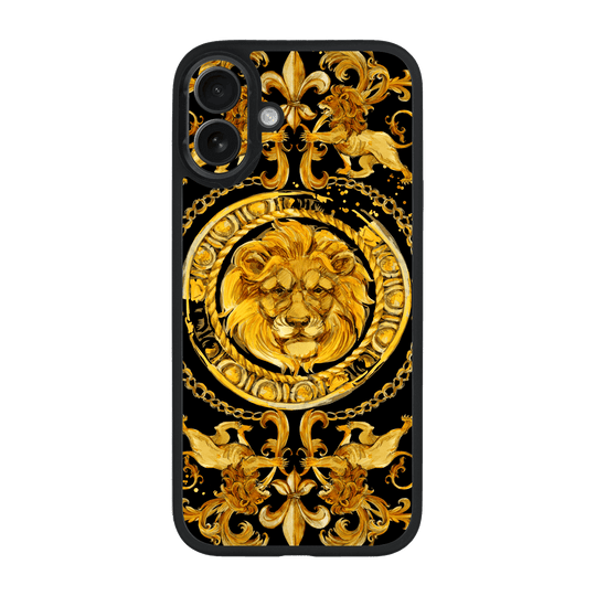 iPhone 16 Qcaze Print Printed Custom SIGNATURE Baroque Gold Ornaments Case by QSKINZ | qskinz.com
