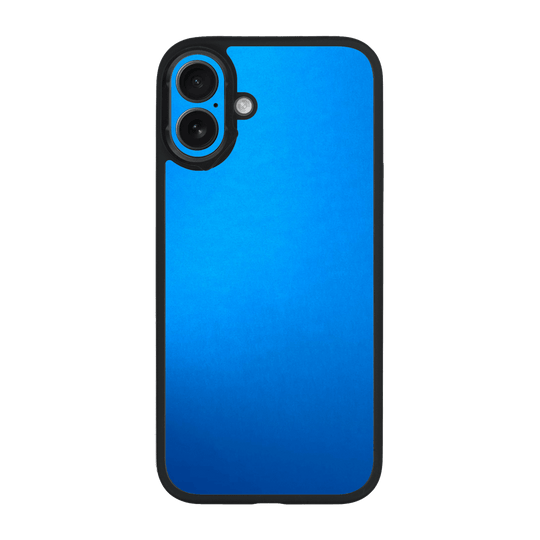 iPhone 16 Qcaze Satin Blue Metallic Matt Matte Case by QSKINZ | qskinz.com