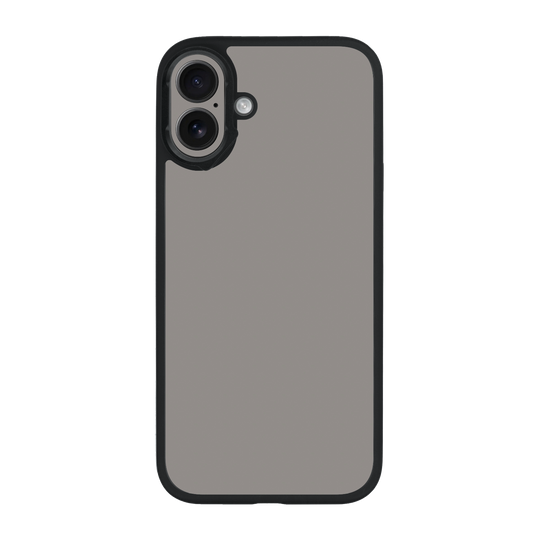 iPhone 16 Qcaze Soft-Touch Matte StealthMatte Lunar Light Grey Case by QSKINZ | qskinz.com