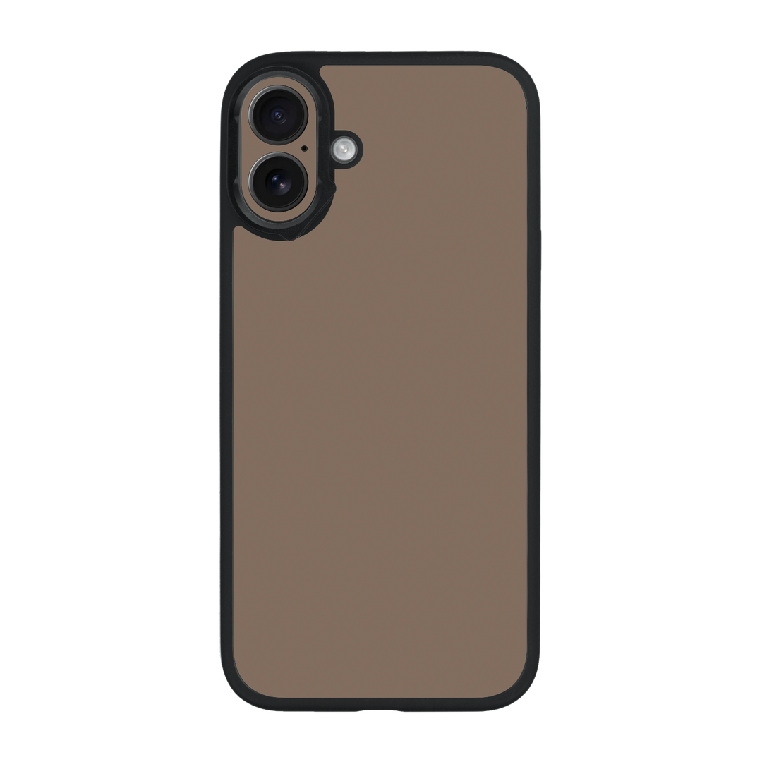 iPhone 16 Qcaze Soft-Touch Matte StealthMatte Mocha Taupe Neutral Case by QSKINZ | qskinz.com