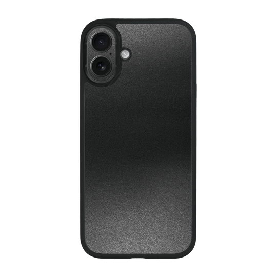 iPhone 16 Qcaze Space Grey Metallic Matt Matte Case by QSKINZ | qskinz.com