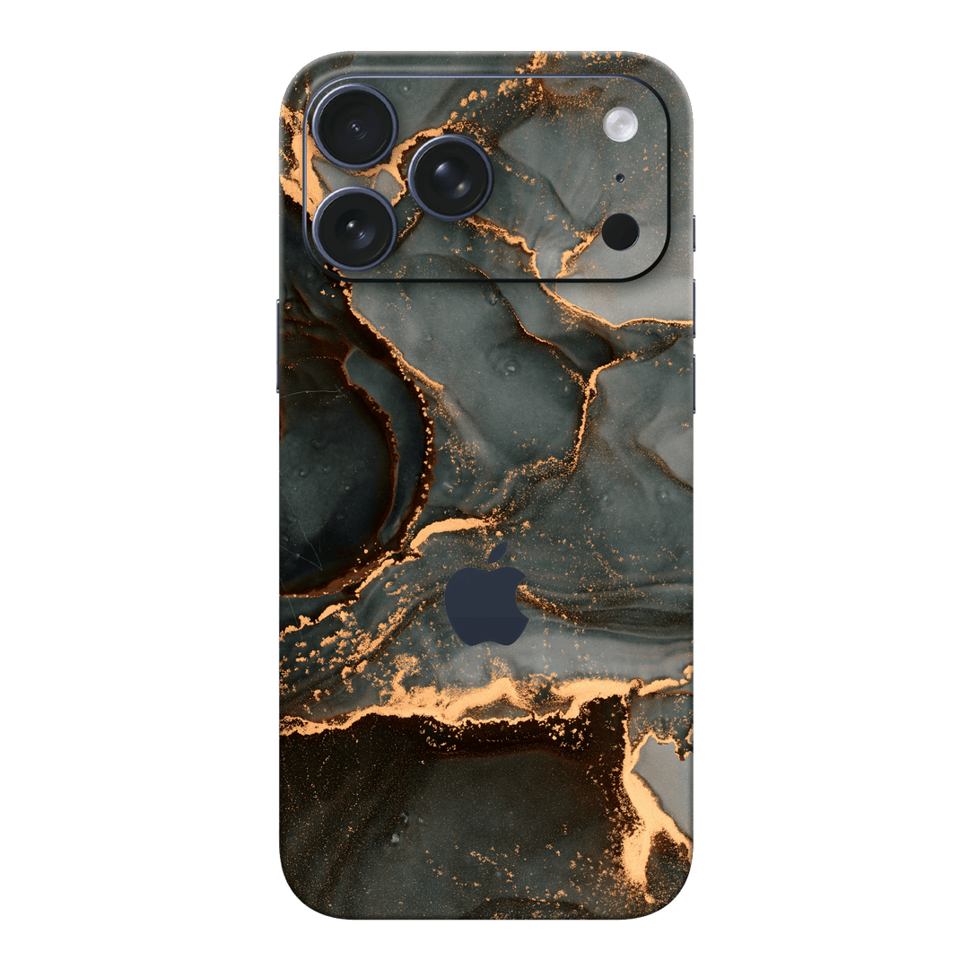 iPhone 17 PRO Print Printed Custom SIGNATURE AGATE GEODE Deep Forest Skin, Wrap, Decal, Protector, Cover by QSKINZ | qskinz.com