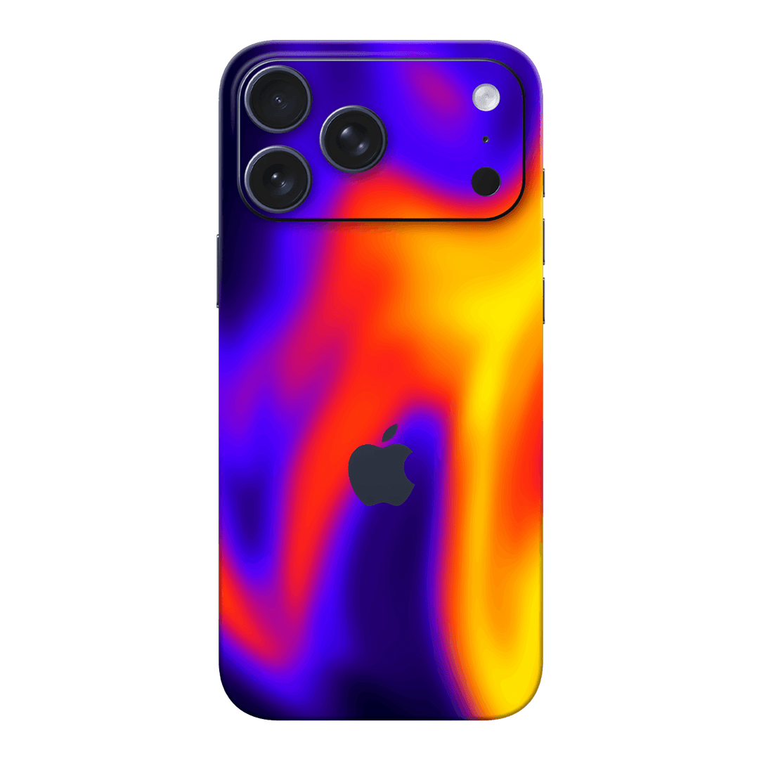 iPhone 17 PRO Print Printed Custom SIGNATURE Infrablaze Infrared Thermal Neon Skin Wrap Sticker Decal Cover Protector by QSKINZ | QSKINZ.COM