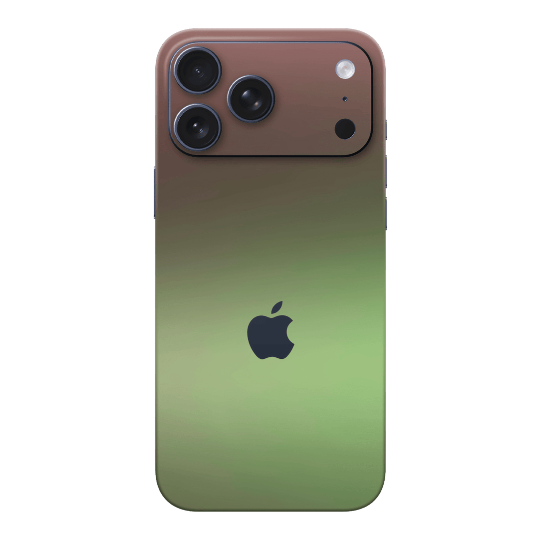 iPhone 17 Pro MAX Chameleon Avocado Colour-changing Metallic Skin Wrap Sticker Decal Cover Protector by QSKINZ | qskinz.com