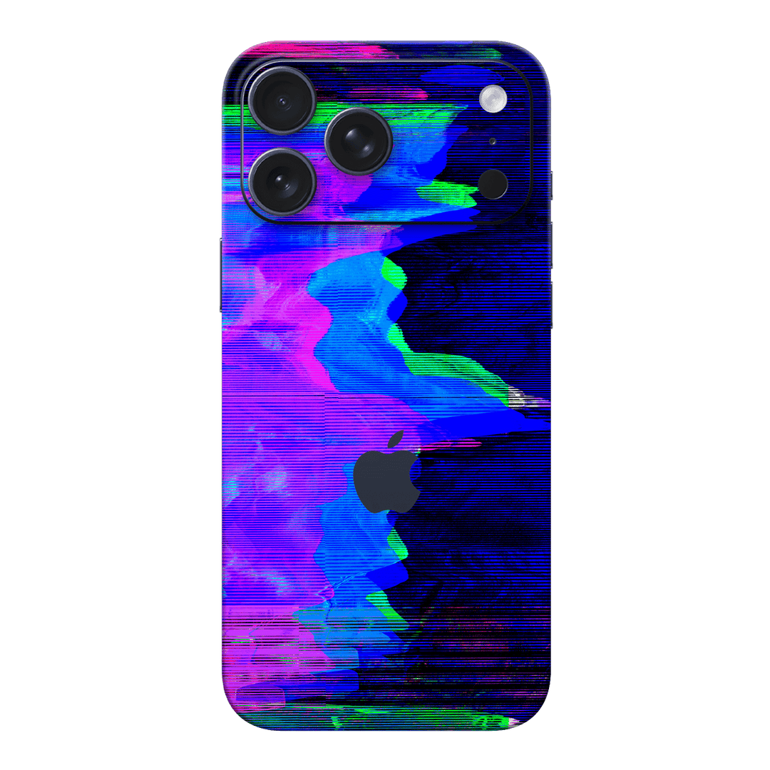 iPhone 17 Pro MAX Custom Printed SIGNATURE “Andromeda” Blue Purple Wave Skin Wrap Sticker Decal Cover Protector by QSKINZ | QSKINZ.COM