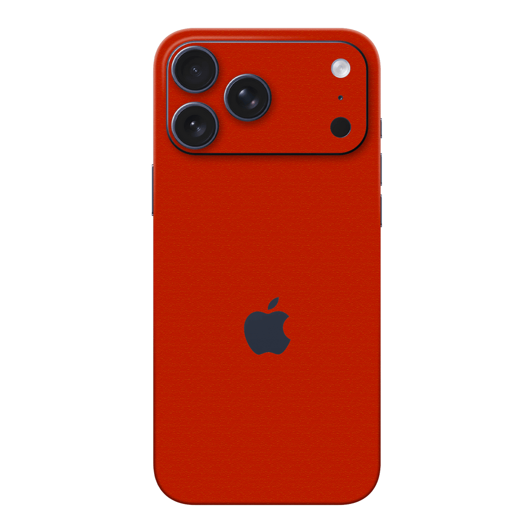 iPhone 17 Pro MAX Luxuria Red Cherry Juice Matt 3D Textured Skin Wrap Sticker Decal Cover Protector by QSKINZ | qskinz.com