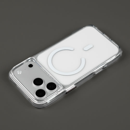iPhone 17 Pro and iPhone 17 Pro MAX Clear Case by Qcaze - MIRAGE Side Upside