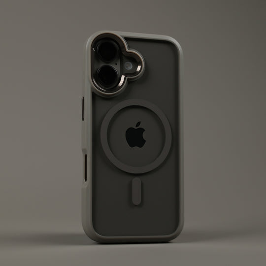 iPhone 17 Qcaze DUO MystiQ Grey Skin and Case Set