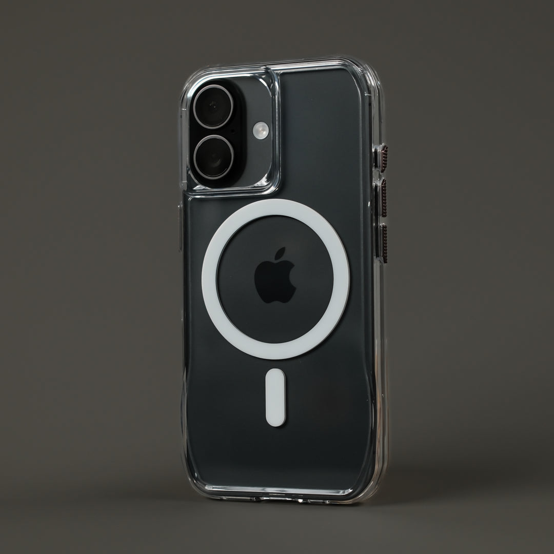 iPhone 17 Qcaze MIRAGE - the ultimate clear phone case other side