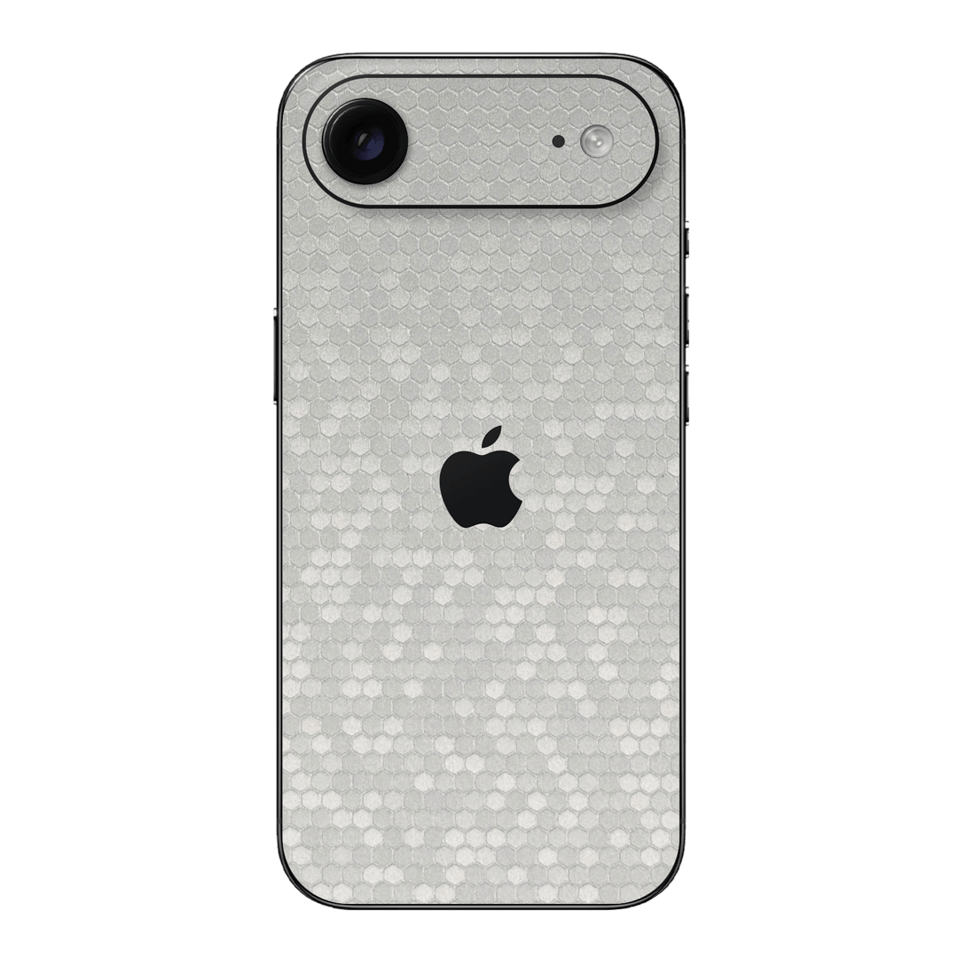 iPhone Air Luxuria Silver Honeycomb 3D Textued Skin, Wrap, Cover, Protector by Qskinz