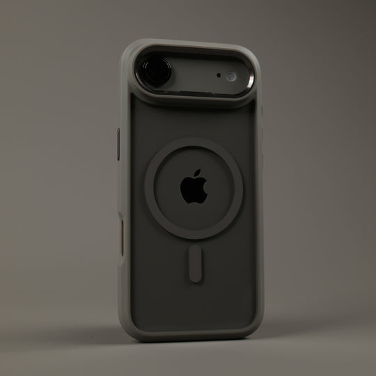 iPhone Air Qcaze DUO MystiQ Grey Skin and Case Set