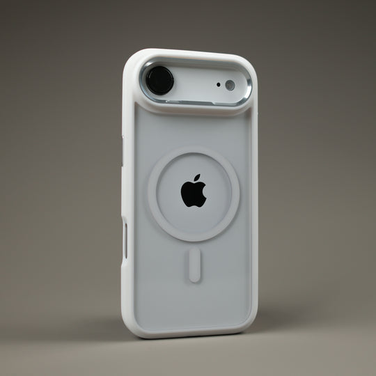 iPhone Air Qcaze DUO Polar White Skin and Case Set