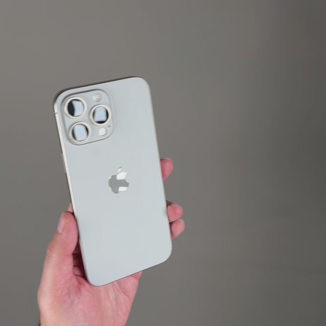 iPhone 16 Pro MAX QCAZE DUO - LUNAR Grey matching Skin + Case