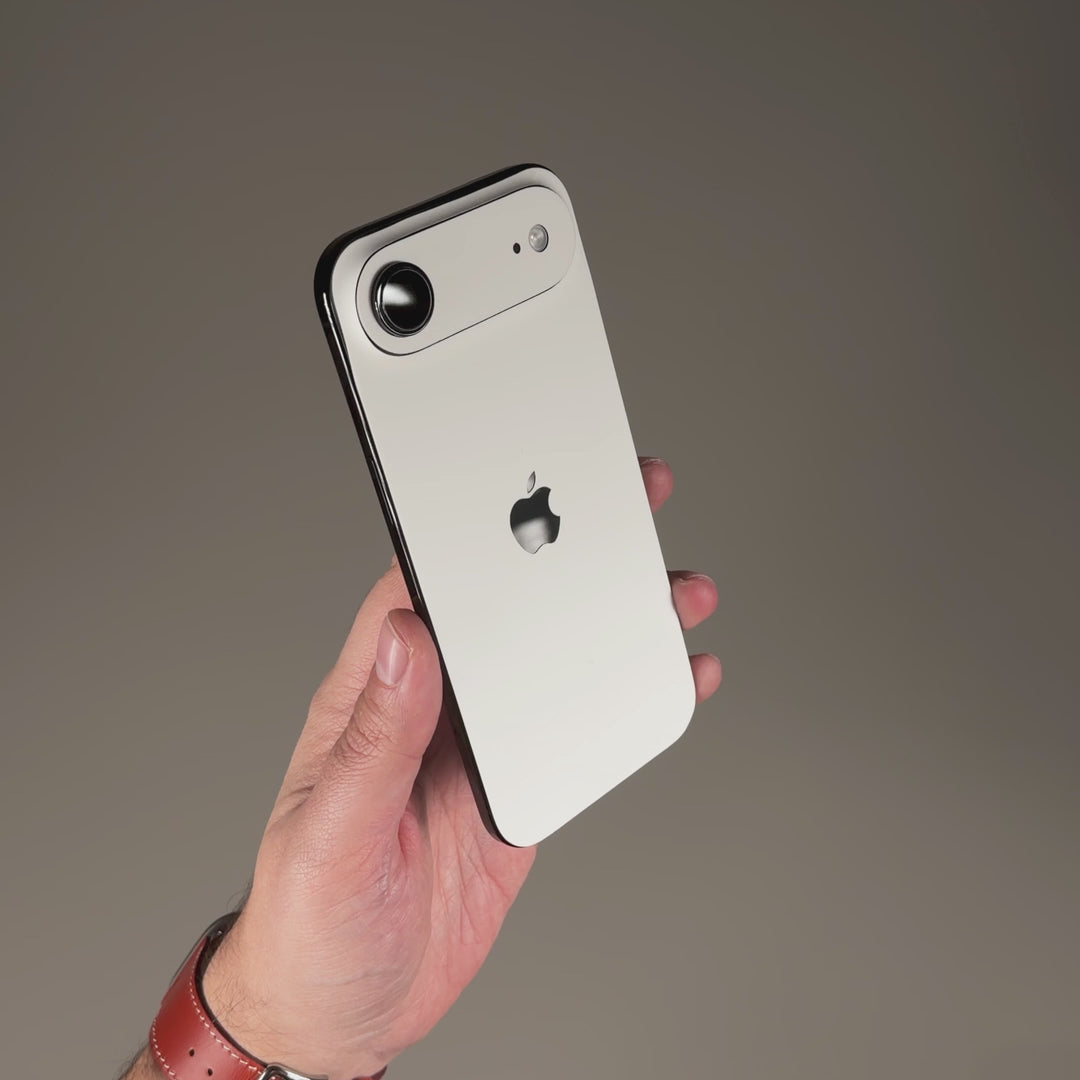 iPhone Air QCAZE DUO - POLAR White matching Skin + Case