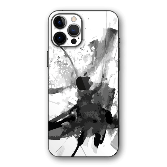 iPhone 12 Pro MAX SIGNATURE Black Paint SPLASH Skin - Premium Protective Skin Wrap Sticker Decal Cover by QSKINZ | Qskinz.com