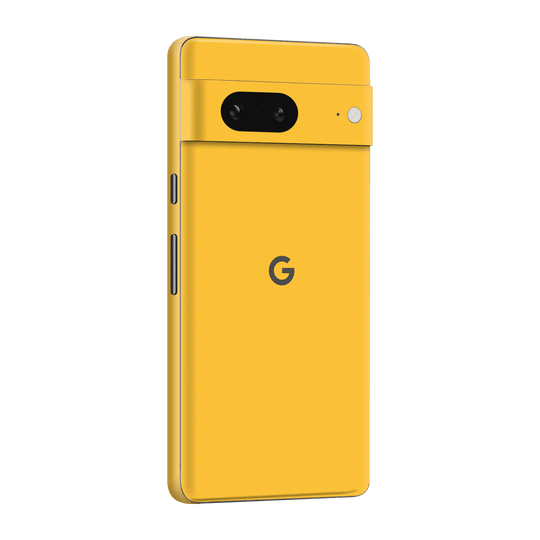 Google Pixel 7 (2022) Luxuria Tuscany Yellow Matt 3D Textured Skin Wrap Sticker Decal Cover Protector by EasySkinz | EasySkinz.com