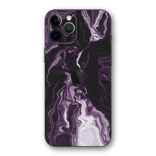 iPhone 12 Pro MAX SIGNATURE Abstract Purple Liquid Skin - Premium Protective Skin Wrap Sticker Decal Cover by QSKINZ | Qskinz.com