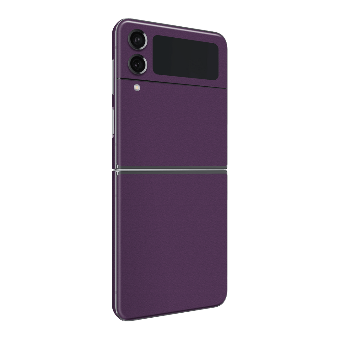 Samsung Galaxy Z Flip 4 (2022) Luxuria Purple Sea Star 3D Textured Skin Wrap Sticker Decal Cover Protector by EasySkinz | EasySkinz.com