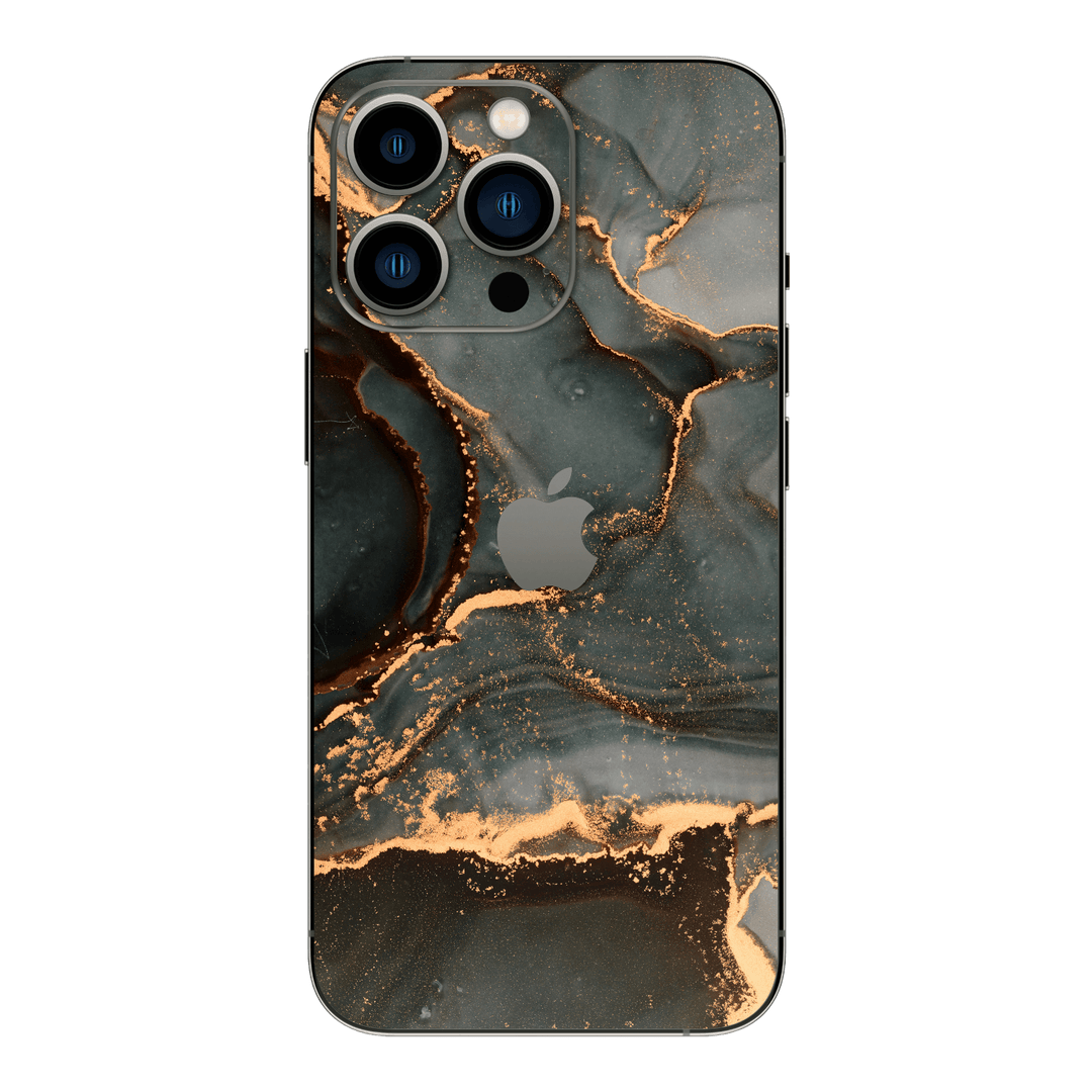 iPhone 13 PRO Print Printed Custom SIGNATURE AGATE GEODE Deep Forest Skin, Wrap, Decal, Protector, Cover by EasySkinz | EasySkinz.com