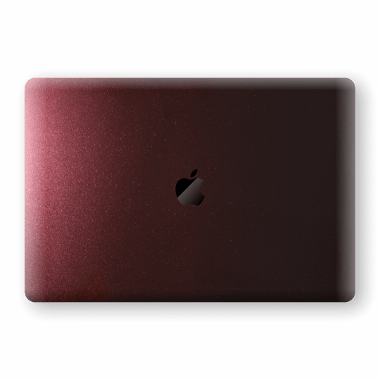 MacBook Pro 15" Touch Bar Black Rose Glossy Gloss Finish Metallic Skin Wrap Sticker Decal Cover Protector by EasySkinz