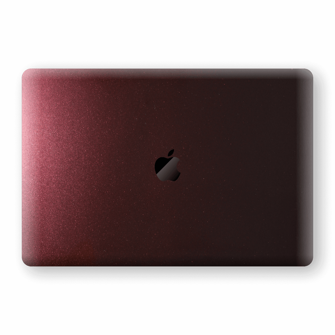 MacBook Air 13" (2018-2019) BLACK ROSE Metallic Glossy Gloss Finish Skin Wrap Sticker Decal Cover Protector by EasySkinz