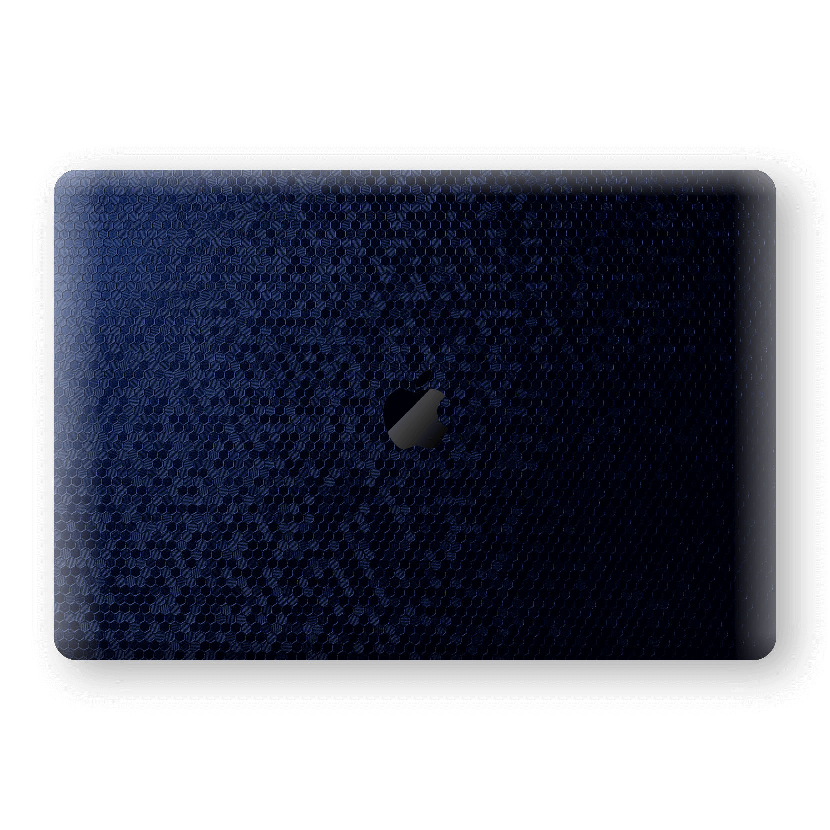 MacBook Air 13" (2018-2019) Navy Blue Honeycomb 3D Textured Skin Wrap Sticker Decal Cover Protector by EasySkinz