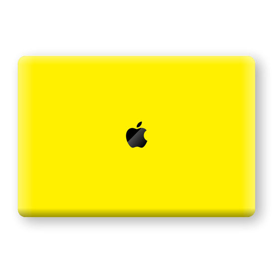 MacBook Pro 16" (2019) Lemon Yellow Glossy Gloss Finish Skin, Decal, Wrap, Protector, Cover by EasySkinz | EasySkinz.com