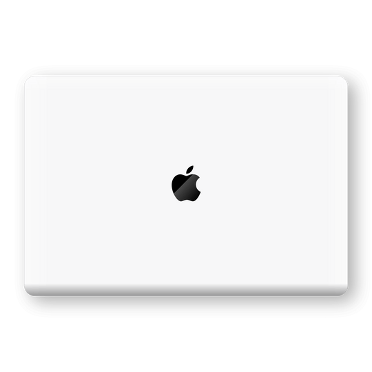 MacBook Pro 15" Touch Bar Jet White Glossy Gloss Finish Skin Wrap Sticker Decal Cover Protector by EasySkinz