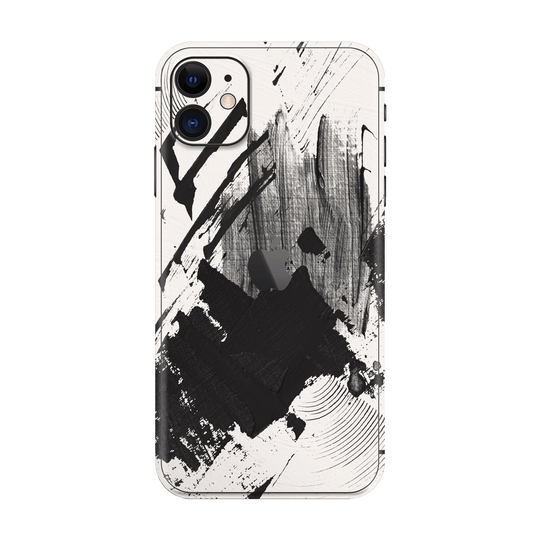 iPhone 11 Print Printed Custom SIGNATURE Black and White Madness Skin Wrap Sticker Decal Cover Protector by EasySkinz | EasySkinz.com