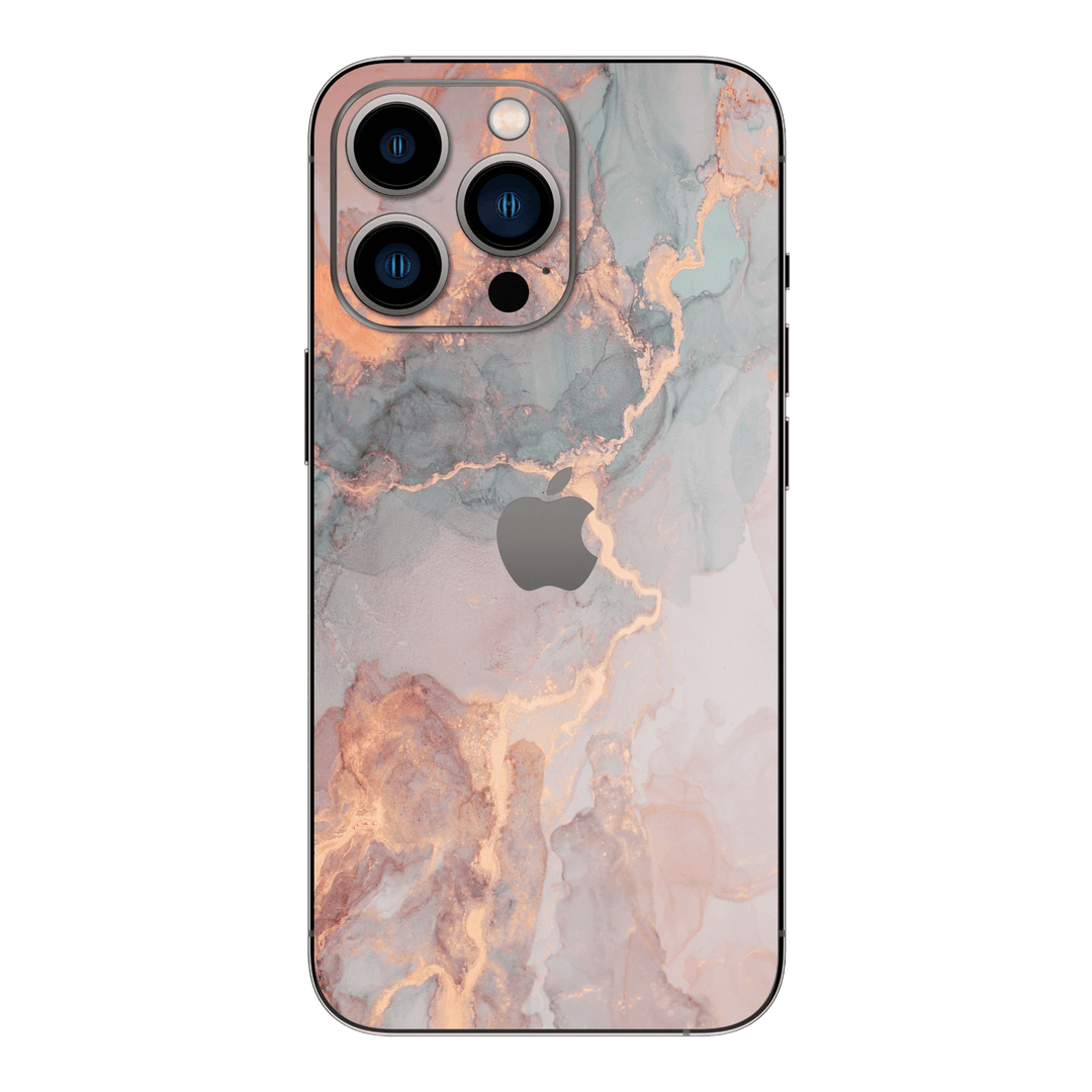 iPhone 13 Pro MAX Print Printed Custom Signature Pastel Peach Skin Wrap Sticker Decal Cover Protector by EasySkinz