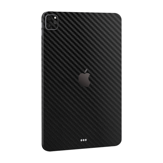 iPad PRO 11" (M2, 2022) Black 3D Textured Carbon Fibre Fiber Skin Wrap Sticker Decal Cover Protector by EasySkinz | EasySkinz.com