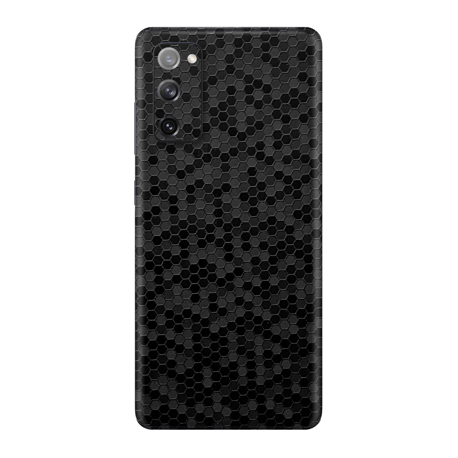 Samsung Galaxy S20 FE Luxuria BLACK Honeycomb 3D Textured Skin Wrap Sticker Decal Cover Protector by EasySkinz