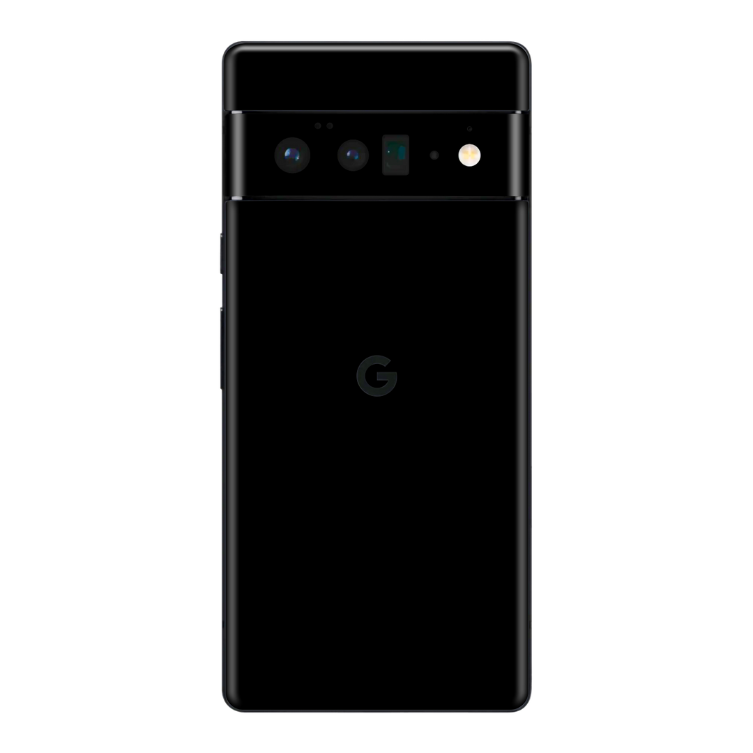 Google Pixel 6 Pro High Gloss Glossy Jet Black Skin Wrap Sticker Decal Cover Protector by EasySkinz | EasySkinz.com