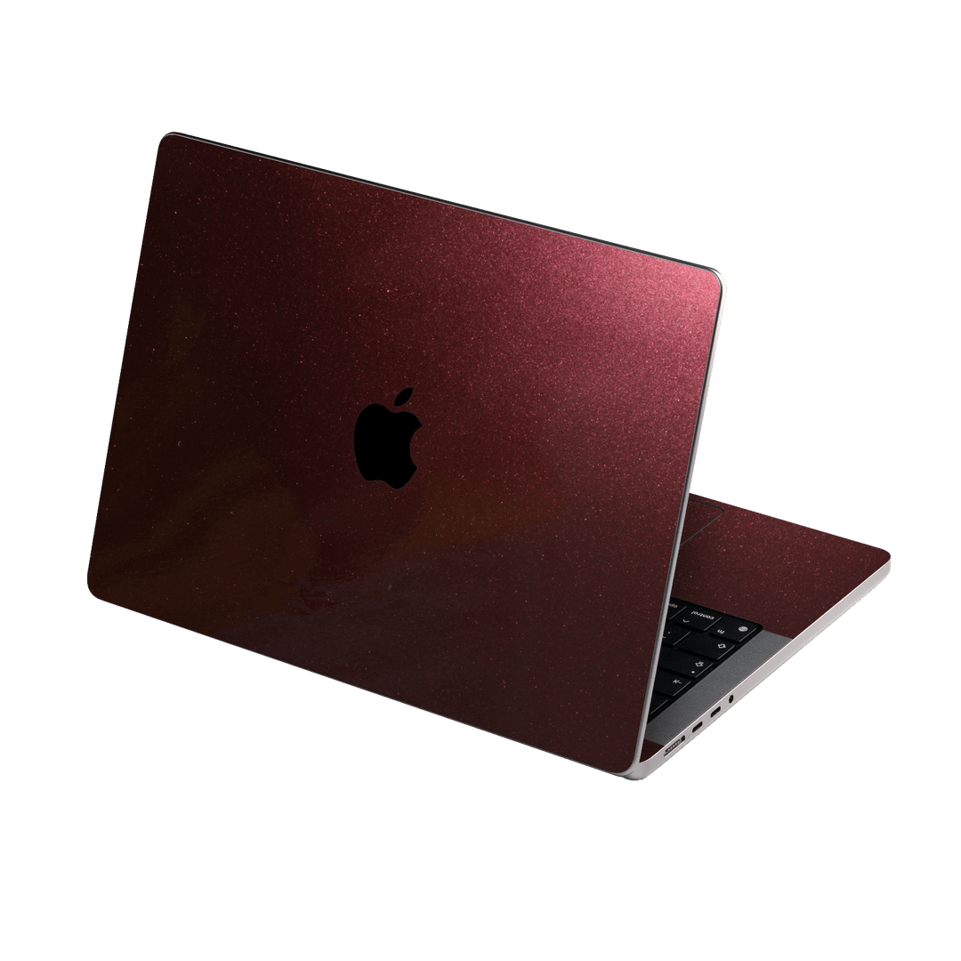 MacBook PRO 16" (2021) Black Rose Metallic Gloss Finish Skin Wrap Sticker Decal Cover Protector by EasySkinz | EasySkinz.com