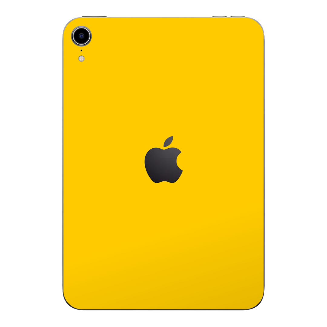 iPad MINI 6 2021 Gloss Glossy Golden Yellow Skin Wrap Sticker Decal Cover Protector by EasySkinz | EasySkinz.com