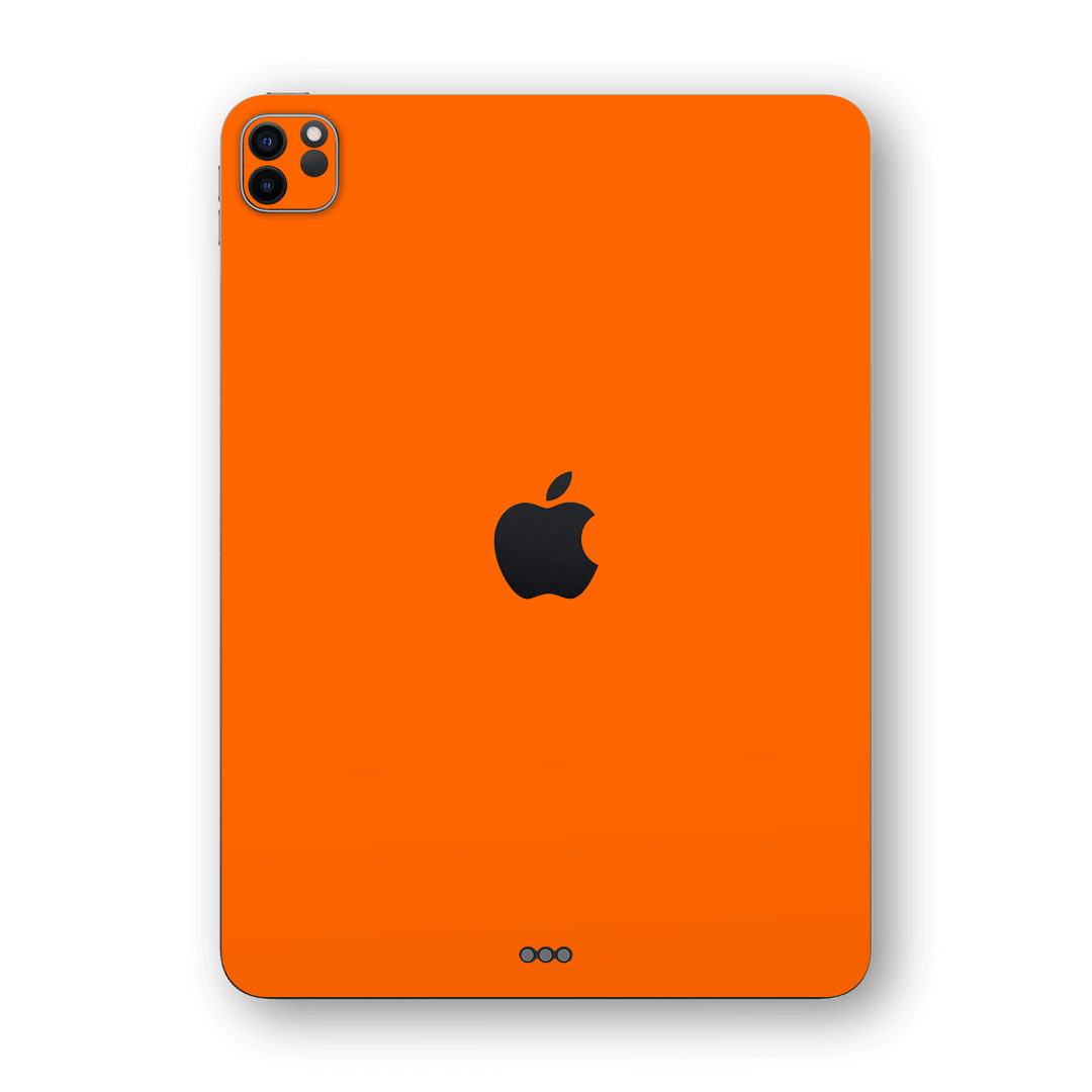 iPad PRO 12.9-inch 2021 Gloss Glossy Orange Skin Wrap Sticker Decal Cover Protector by EasySkinz | EasySkinz.com