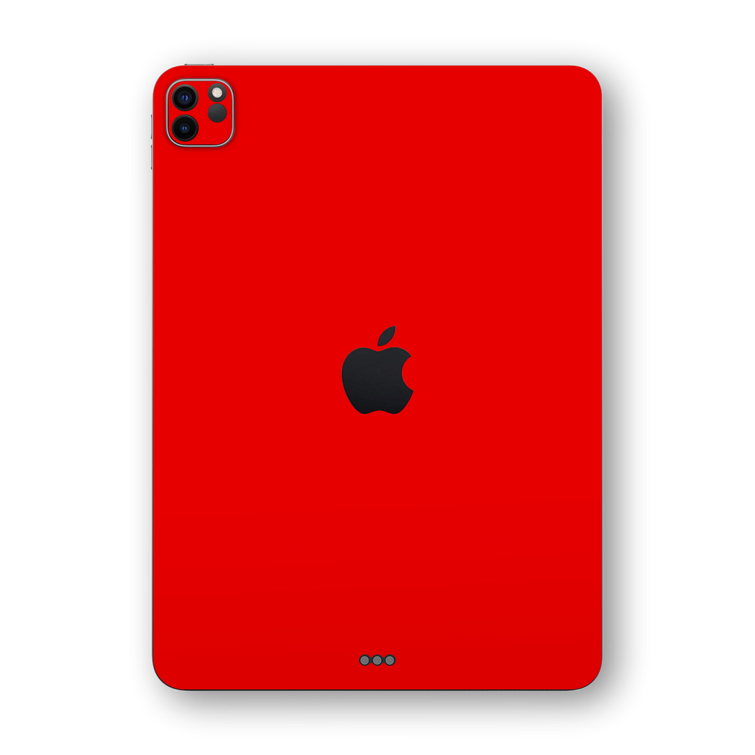 iPad PRO 12.9-inch 2021 Gloss Glossy Bright Red Skin Wrap Sticker Decal Cover Protector by EasySkinz | EasySkinz.com