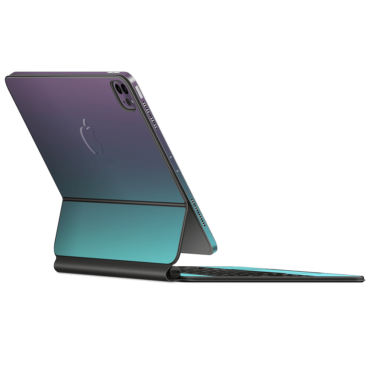 Magic Keyboard for iPad Pro 11" M1 (3rd Gen, 2021) Chameleon Turquoise Lavender Colour-changing Metallic Skin Wrap Sticker Decal Cover Protector by EasySkinz | EasySkinz.com