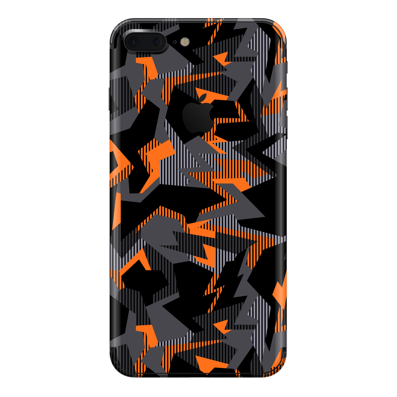 iPhone 8 PLUS Print Printed Custom SIGNATURE Sharp-Edged Orange Camo Camouflage Skin Wrap Sticker Decal Cover Protector by EasySkinz | EasySkinz.com