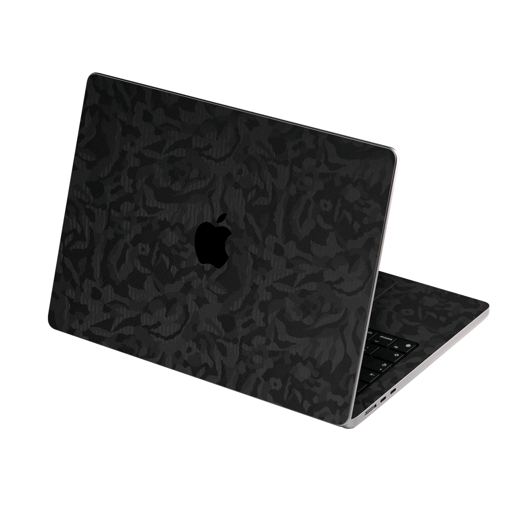MacBook Air 13.6” (2022, M2) Luxuria Black 3D Textured Camo Camouflage Skin Wrap Sticker Decal Cover Protector by EasySkinz | EasySkinz.com