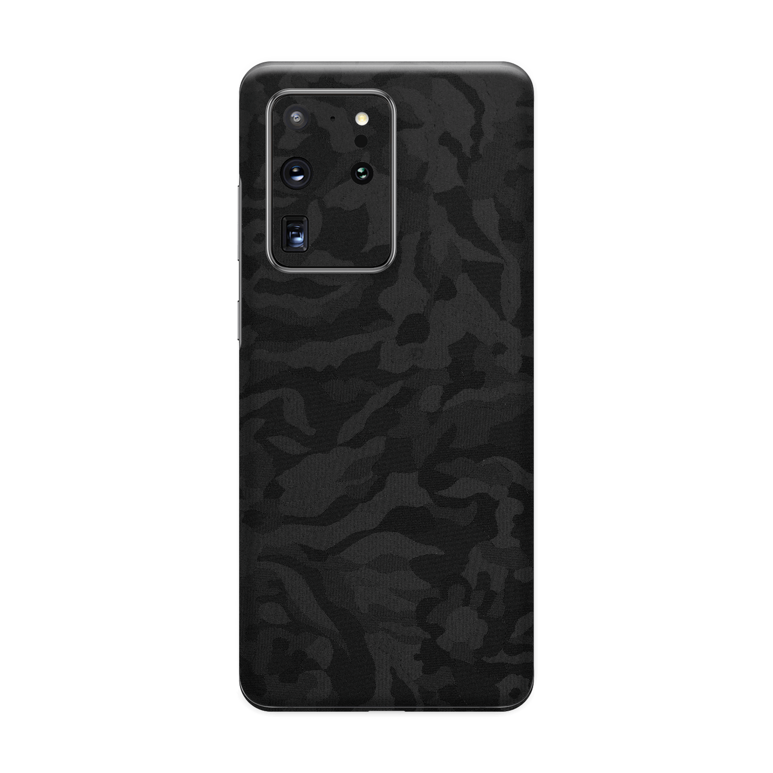 Samsung Galaxy S20 ULTRA Black Camo Camouflage 3D Textured Skin Wrap Sticker Decal Cover Protector by EasySkinz